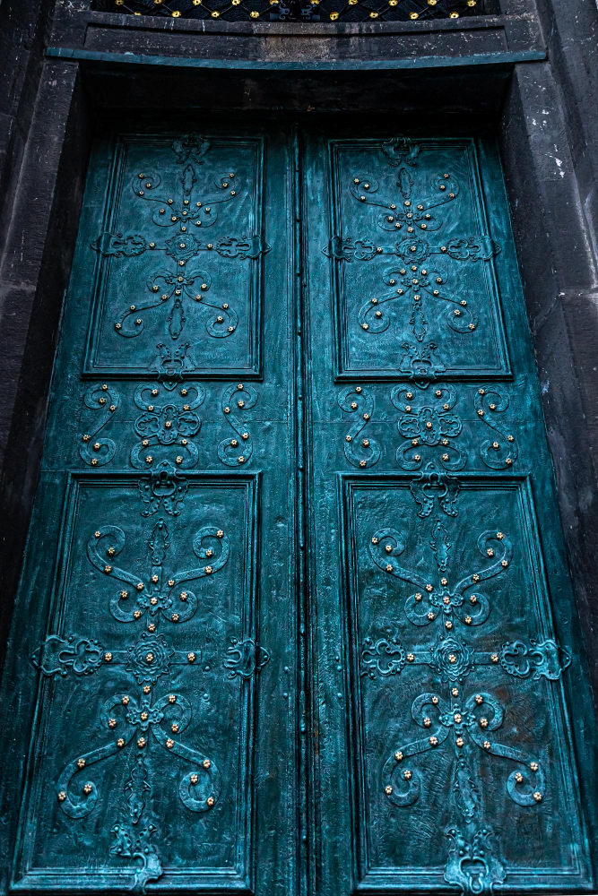 Stylish Door Painting in Downtown Dubai